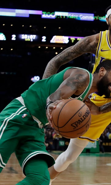 Rondo’s jumper at buzzer lifts Lakers over Celtics 129-128